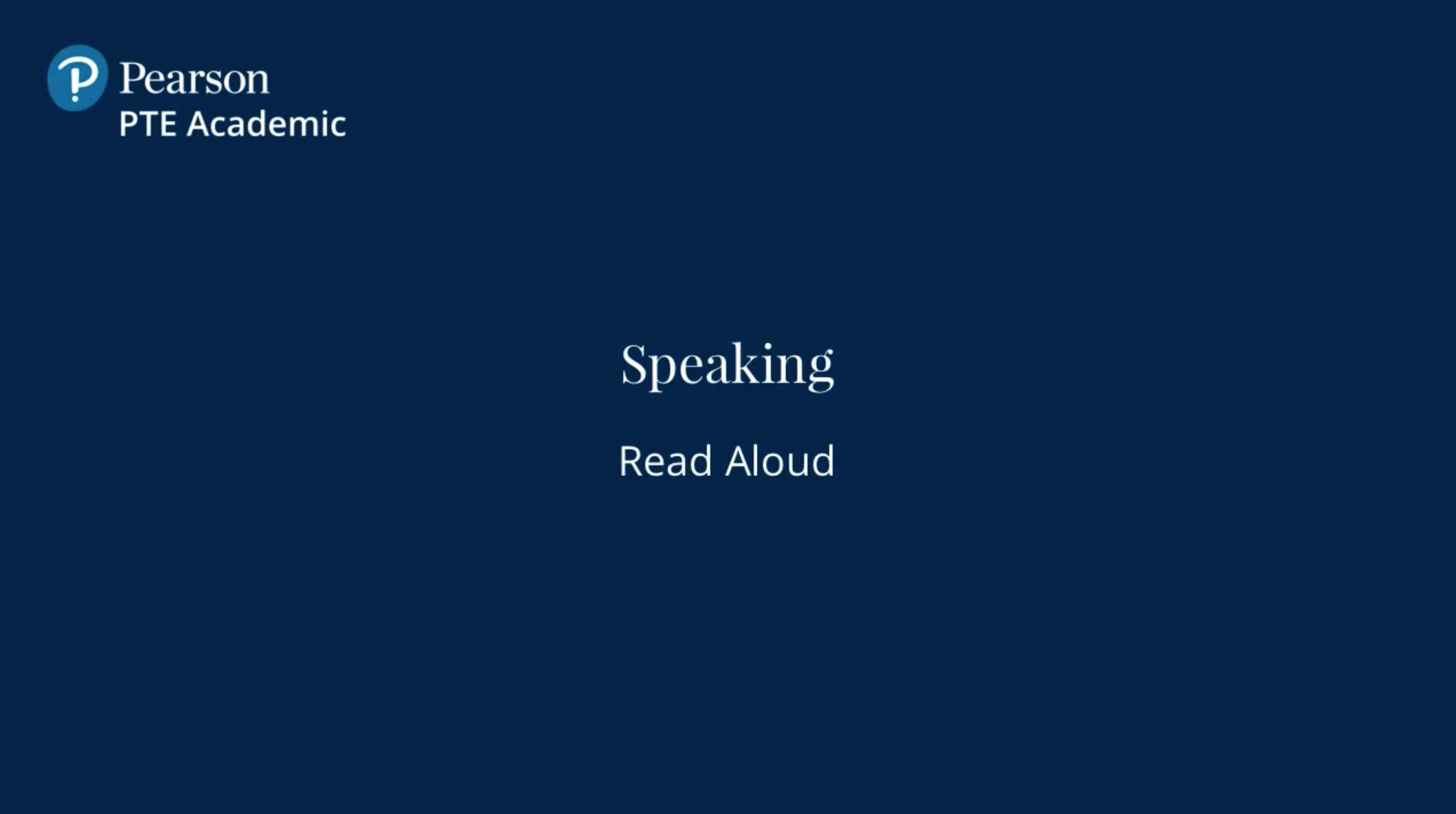 Read Aloud 题型完整介绍